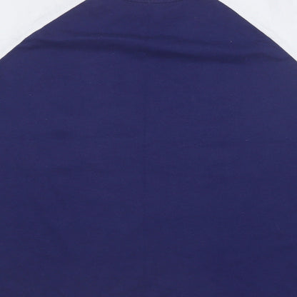 Matalan Boys Blue  Cotton Basic T-Shirt Size 12 Years Round Neck  - The prince
