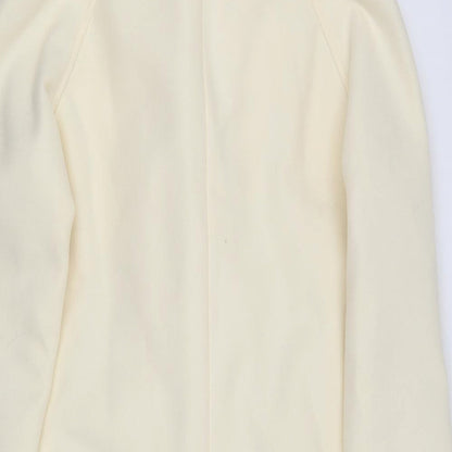Allegrak Womens Yellow   Overcoat Coat Size M