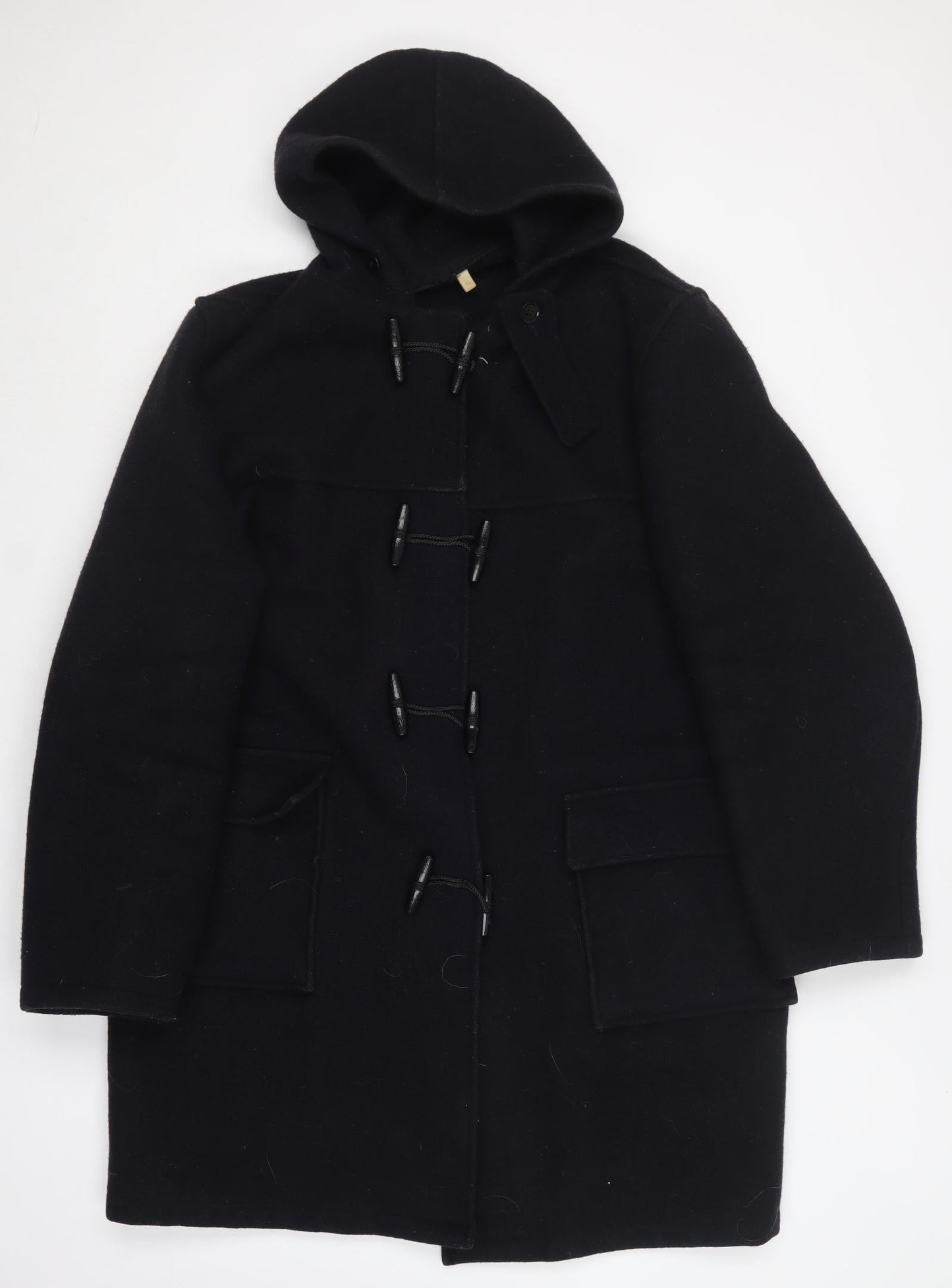 Womens UK Size L Preworn Blue Overcoat