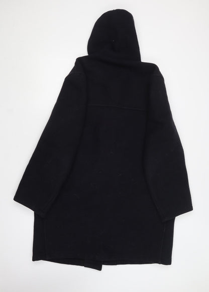 Womens UK Size L Preworn Blue Overcoat