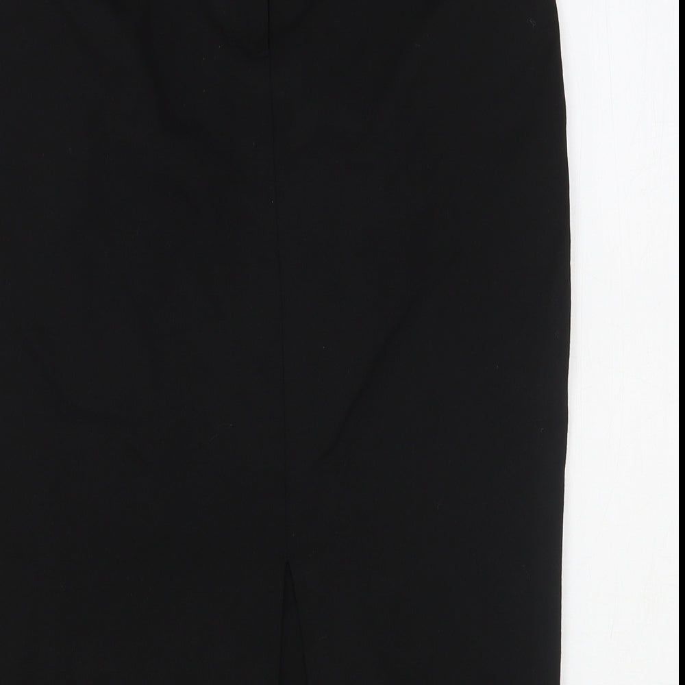 NEXT Womens Black  Viscose Straight & Pencil Skirt Size 8