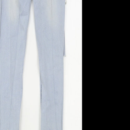 Womens UK Size 6 The Rockn Rev Regular Fit Skinny Blue Jeans
