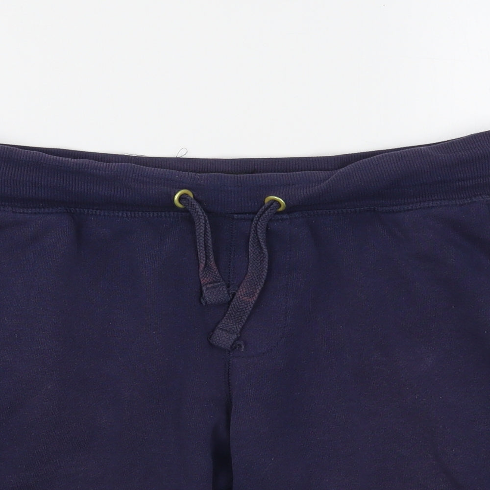 F&F Boys Blue  Cotton Sweat Shorts Size S L9 in Regular