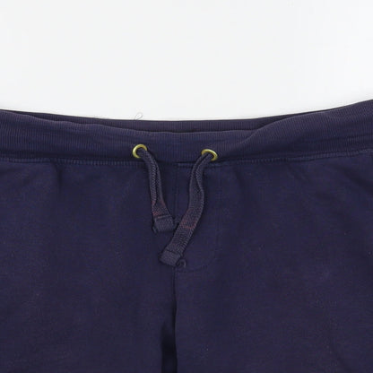 F&F Boys Blue  Cotton Sweat Shorts Size S L9 in Regular