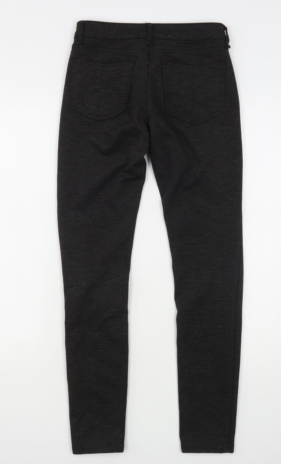 Denim & Co. Womens Grey  Polyester Trousers  Size 6 L28 in Regular