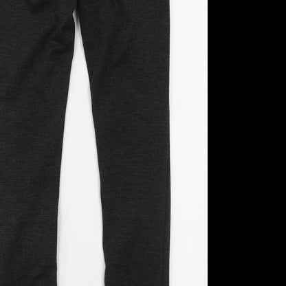 Denim & Co. Womens Grey  Polyester Trousers  Size 6 L28 in Regular