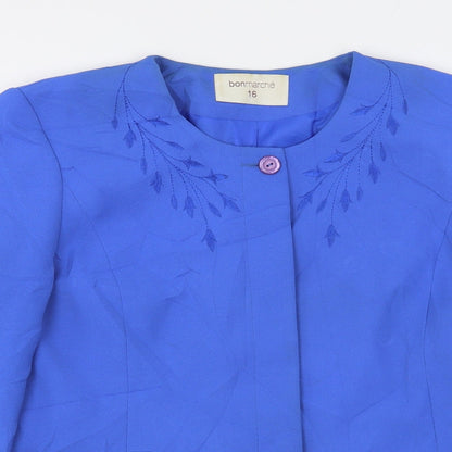 Womens UK Size 16 Bonmarché Blue Jacket