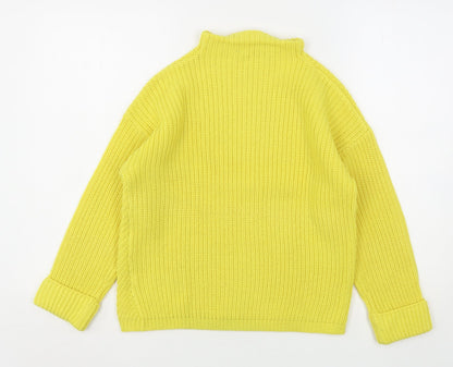 Womens UK Size 6 Dorothy Perkins Yellow Pullover Jumper