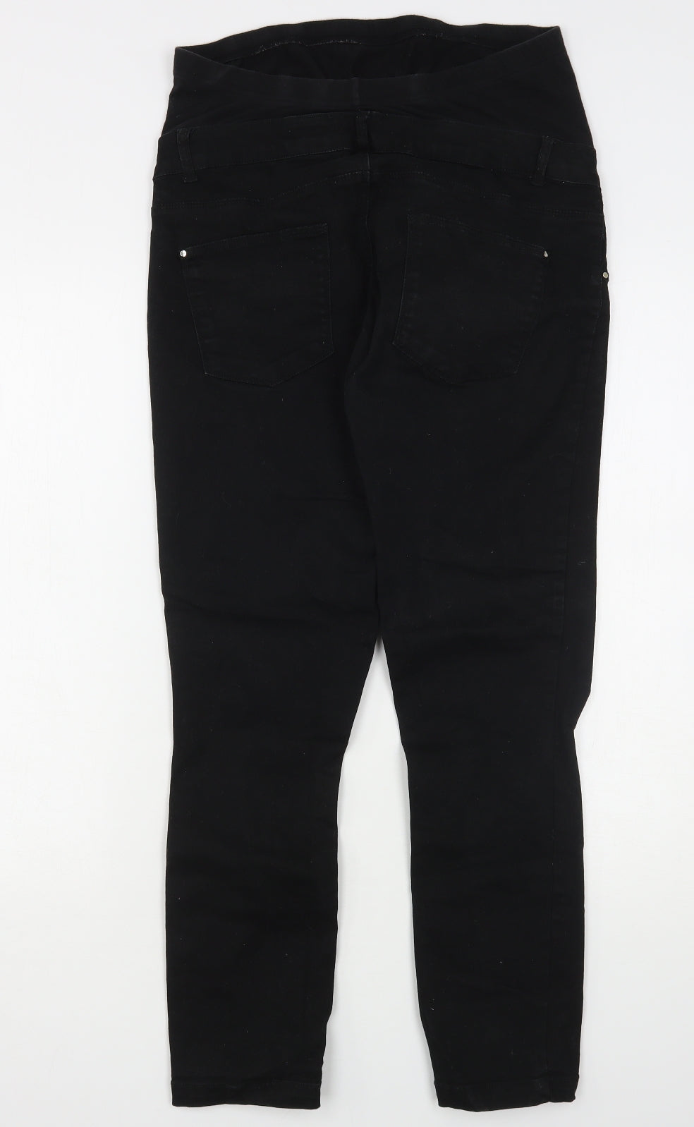 New Look Womens Black  Cotton Skinny Jeans Size 10 L26 in Regular