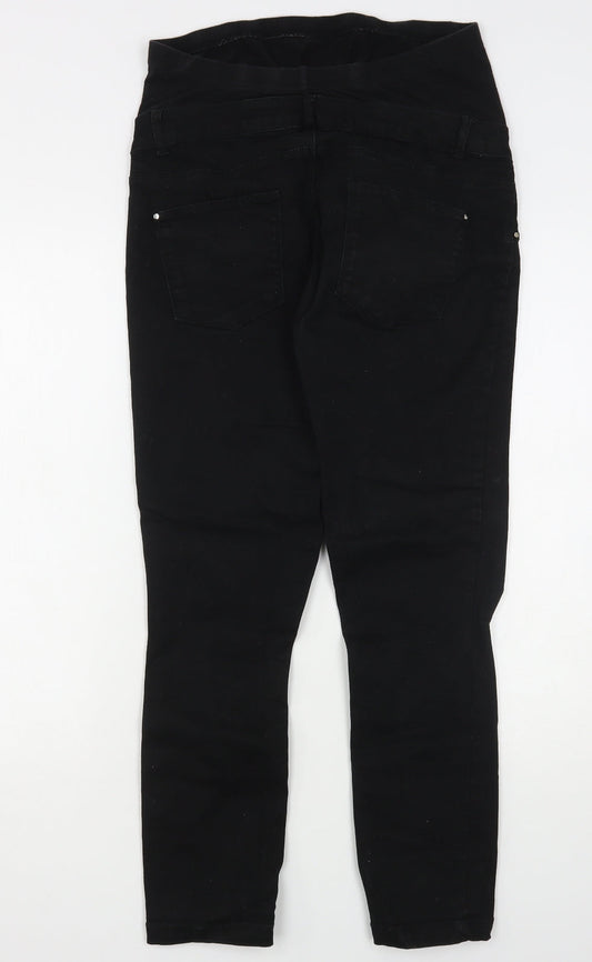 New Look Womens Black  Cotton Skinny Jeans Size 10 L26 in Regular