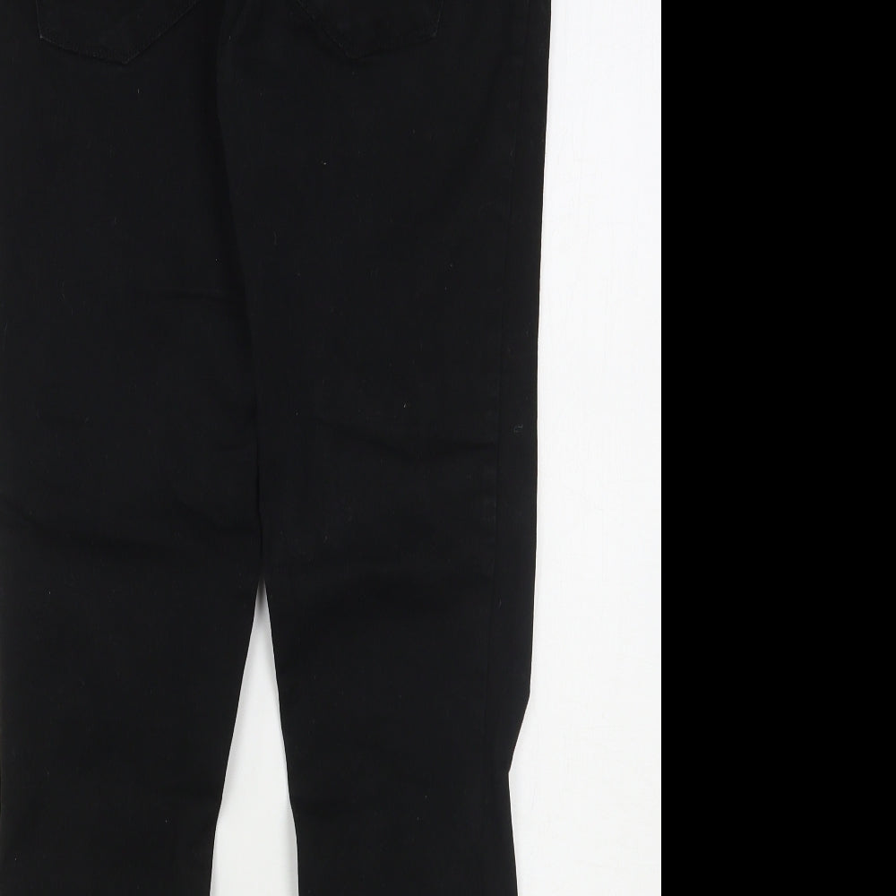 New Look Womens Black  Cotton Skinny Jeans Size 10 L26 in Regular