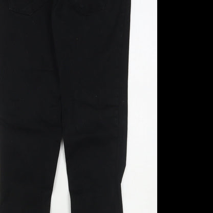 New Look Womens Black  Cotton Skinny Jeans Size 10 L26 in Regular