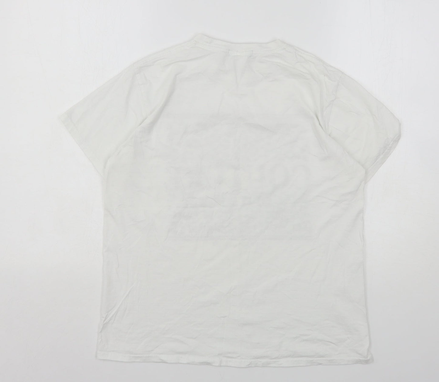 Womens UK Size S Stylewise White Basic T-Shirt