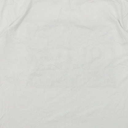 Womens UK Size S Stylewise White Basic T-Shirt