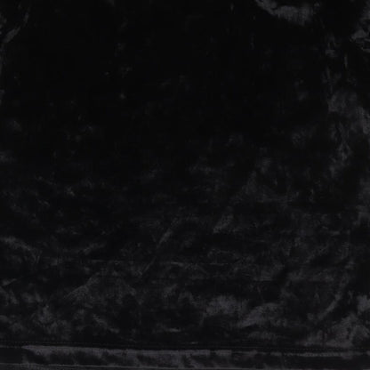 Primark Womens Black  Polyester Jersey T-Shirt Size 4 Crew Neck - Split Sleeve