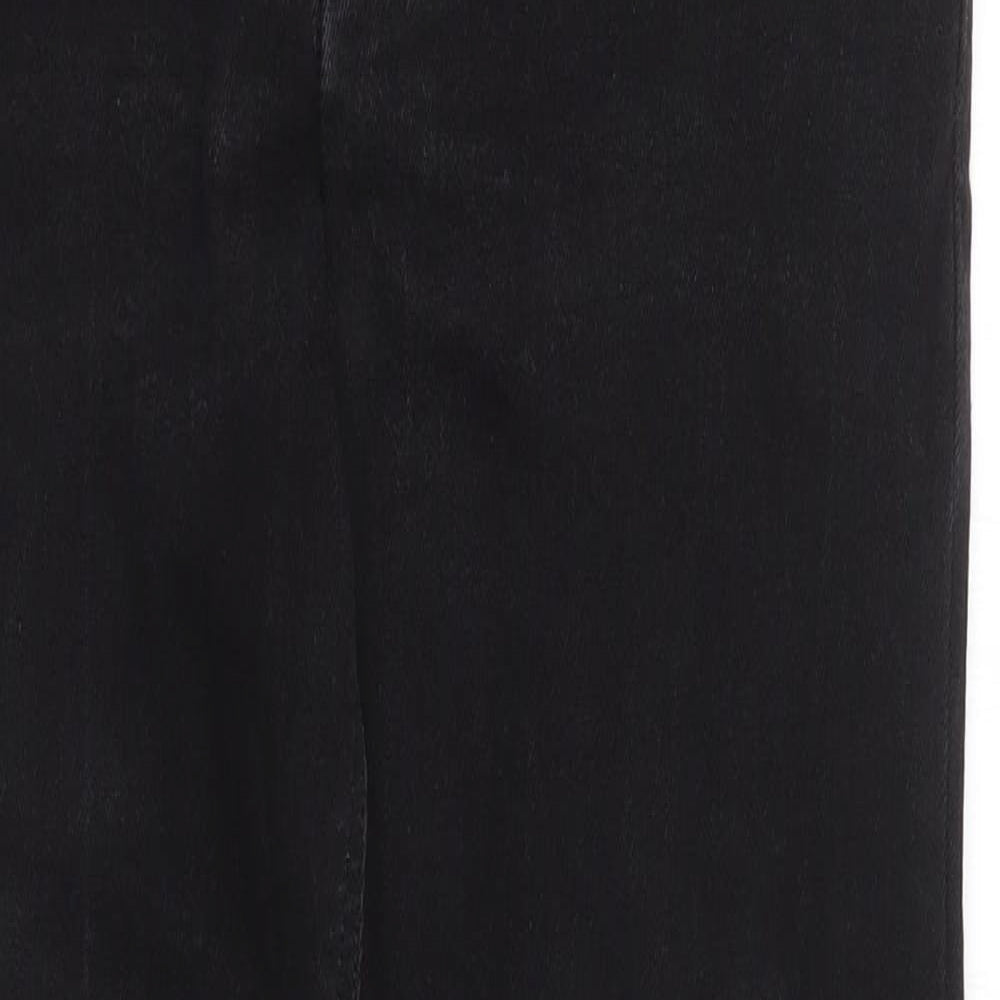 ASOS Womens Black  Cotton Skinny Jeans Size 30 in L27 in Regular Zip