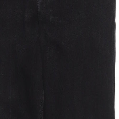 ASOS Womens Black  Cotton Skinny Jeans Size 30 in L27 in Regular Zip