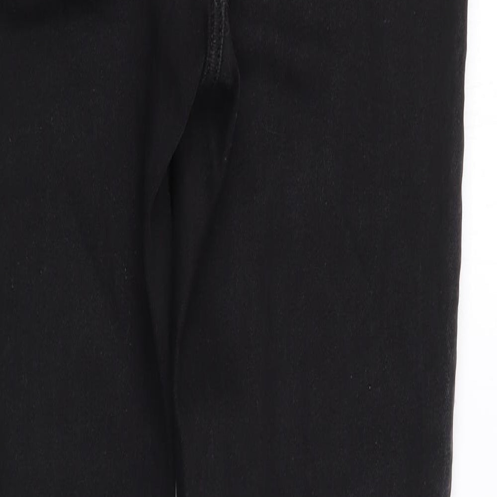 ASOS Womens Black  Cotton Skinny Jeans Size 30 in L27 in Regular Zip