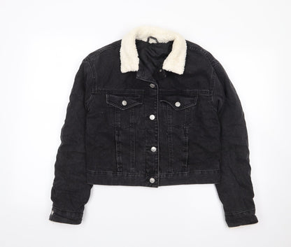 Womens UK Size 6 Topshop Black Jacket
