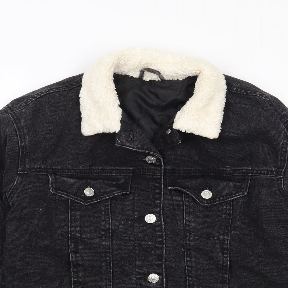 Womens UK Size 6 Topshop Black Jacket