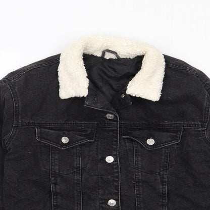 Womens UK Size 6 Topshop Black Jacket