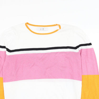 Womens UK Size S NEXT White Pullover Jumper