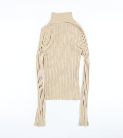 Womens UK Size 4 ASOS Beige Pullover Jumper