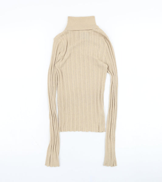 Womens UK Size 4 ASOS Beige Pullover Jumper