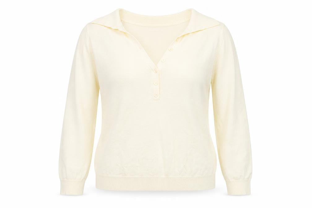 Womens UK Size 12 Marks and Spencer Ivory Pullover Jumper