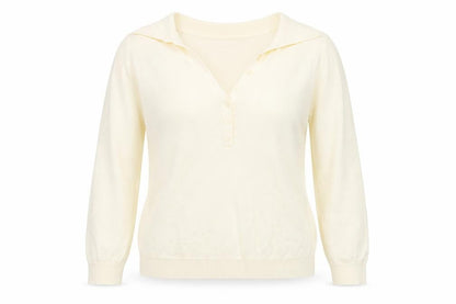 Womens UK Size 12 Marks and Spencer Ivory Pullover Jumper