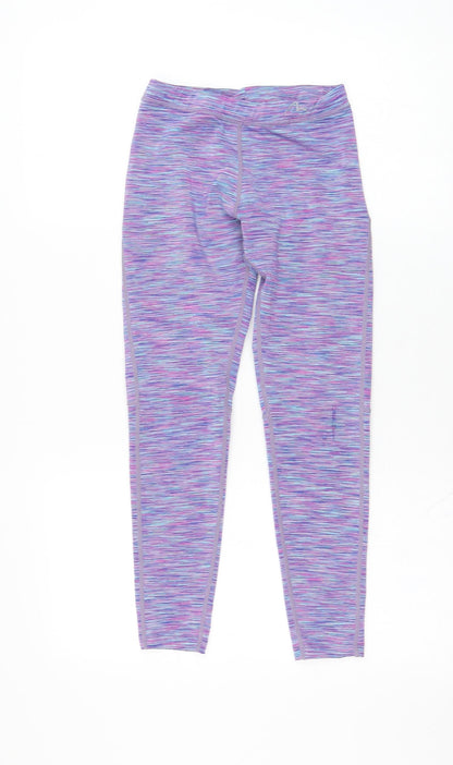 More Mile Girls Purple  Polyester Jogger Trousers Size XS  Regular Pullover - Leggings