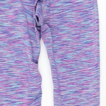 More Mile Girls Purple  Polyester Jogger Trousers Size XS  Regular Pullover - Leggings