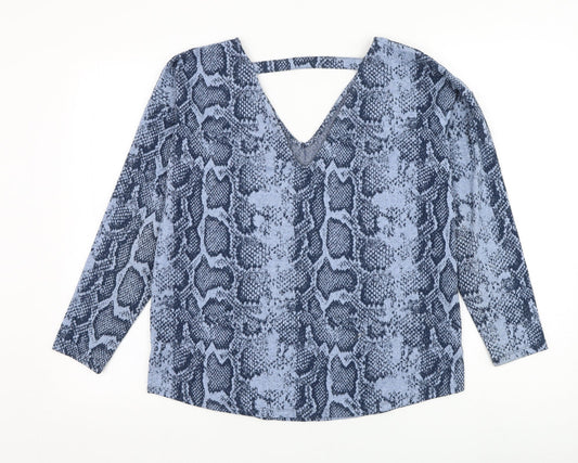 Womens UK Size 12 NEXT Blue Pullover Jumper