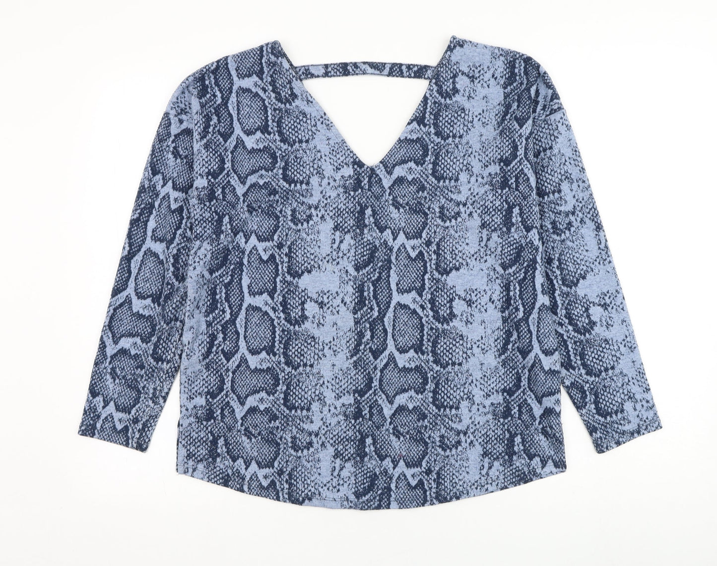 Womens UK Size 12 NEXT Blue Pullover Jumper