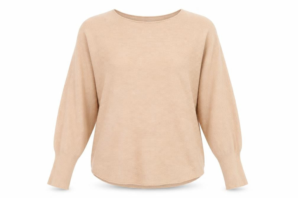 Womens UK Size 12 Apricot Orange Pullover Jumper