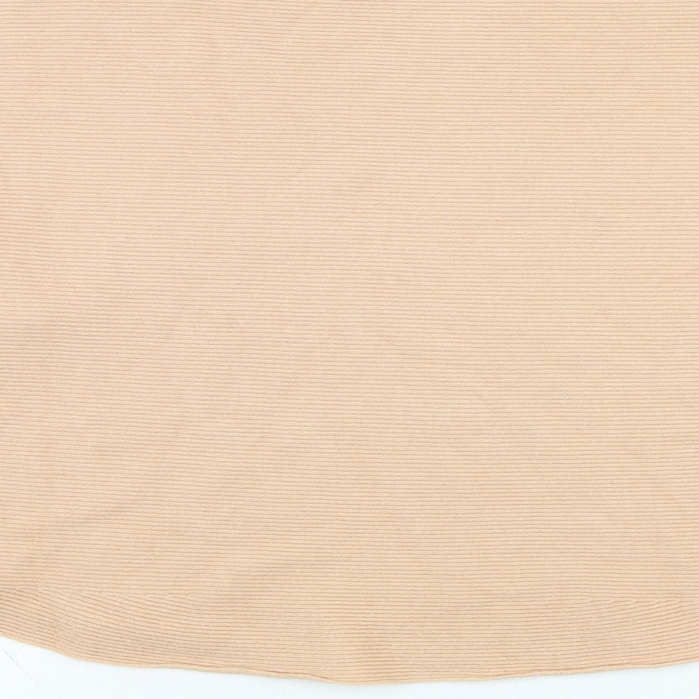 Womens UK Size 12 Apricot Orange Pullover Jumper