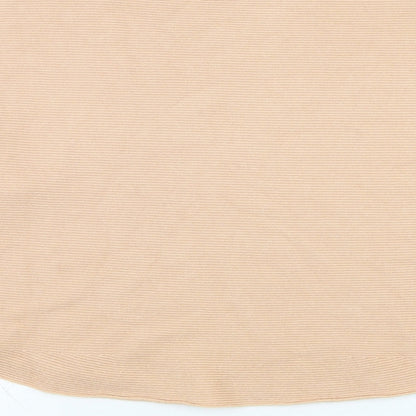 Womens UK Size 12 Apricot Orange Pullover Jumper