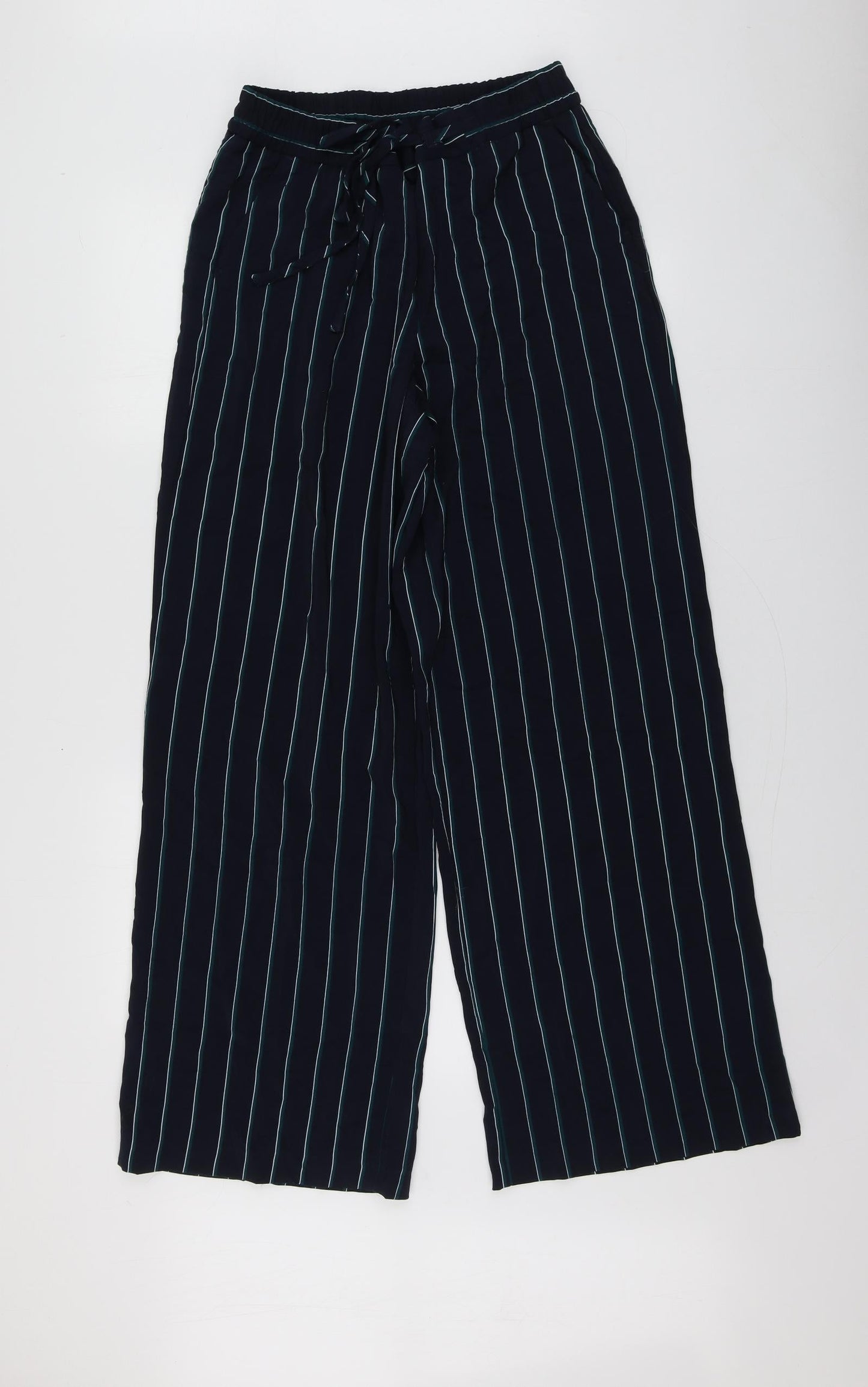 Womens UK Size M Carolina Belle Regular Fit  Blue Trousers