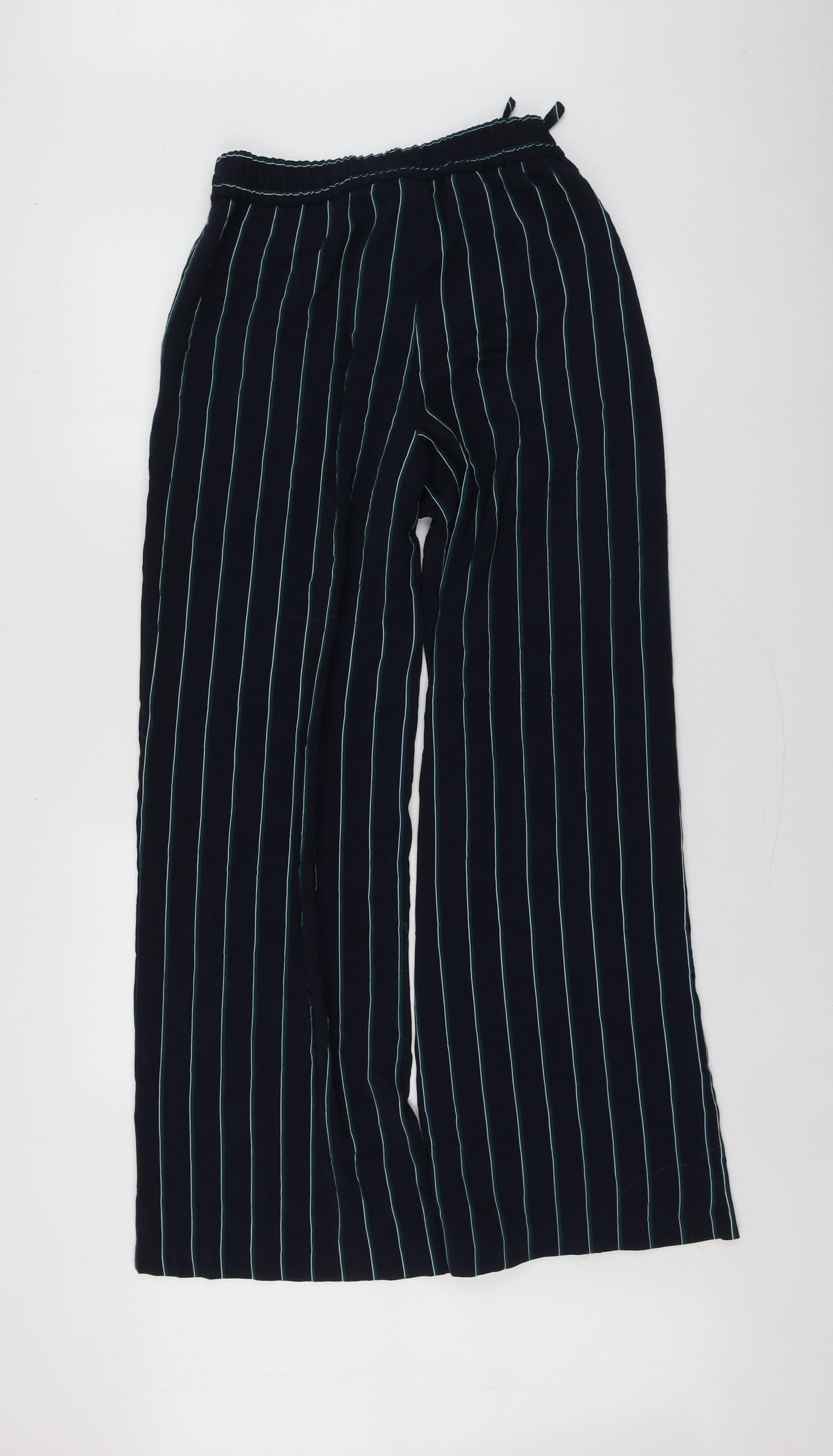 Womens UK Size M Carolina Belle Regular Fit  Blue Trousers