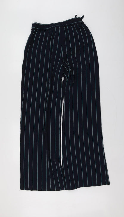 Womens UK Size M Carolina Belle Regular Fit  Blue Trousers