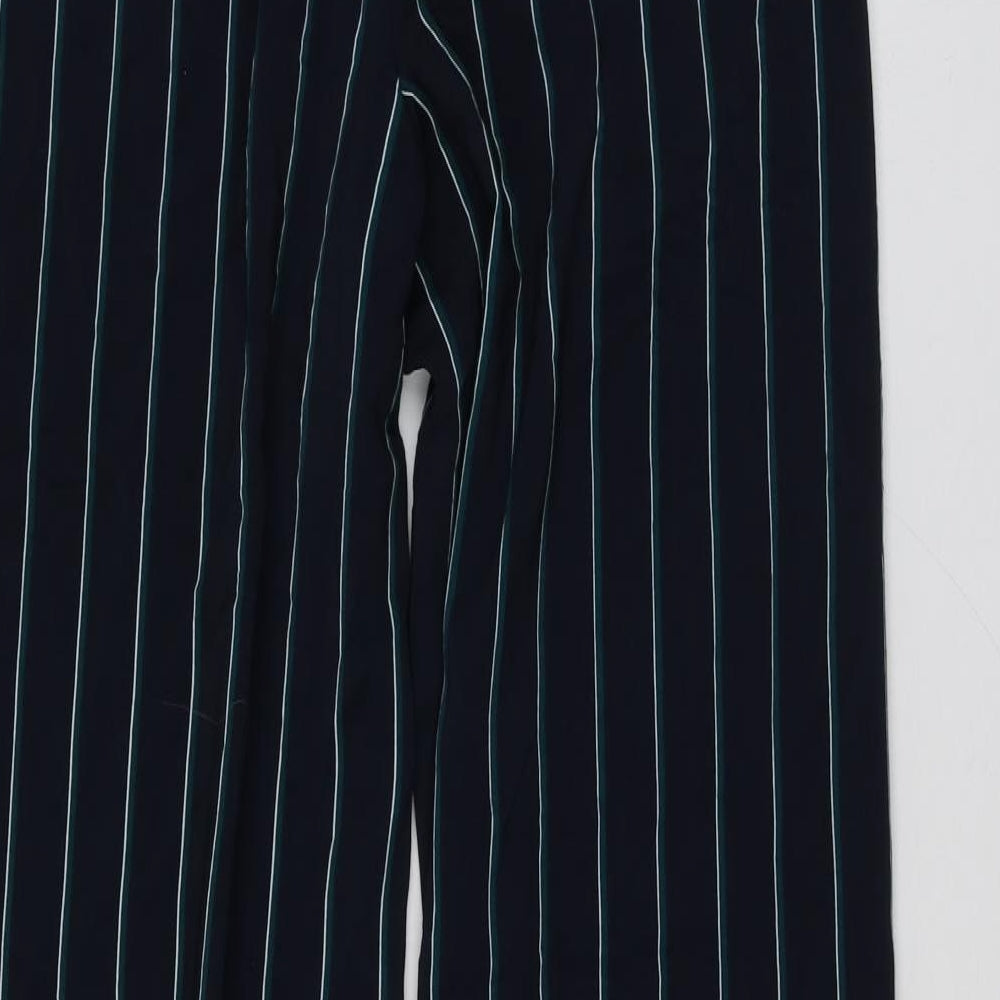 Womens UK Size M Carolina Belle Regular Fit  Blue Trousers