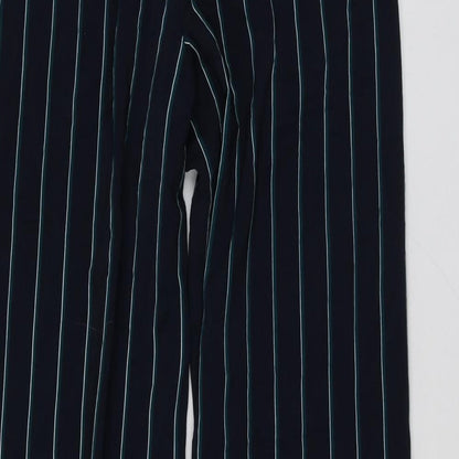 Womens UK Size M Carolina Belle Regular Fit  Blue Trousers