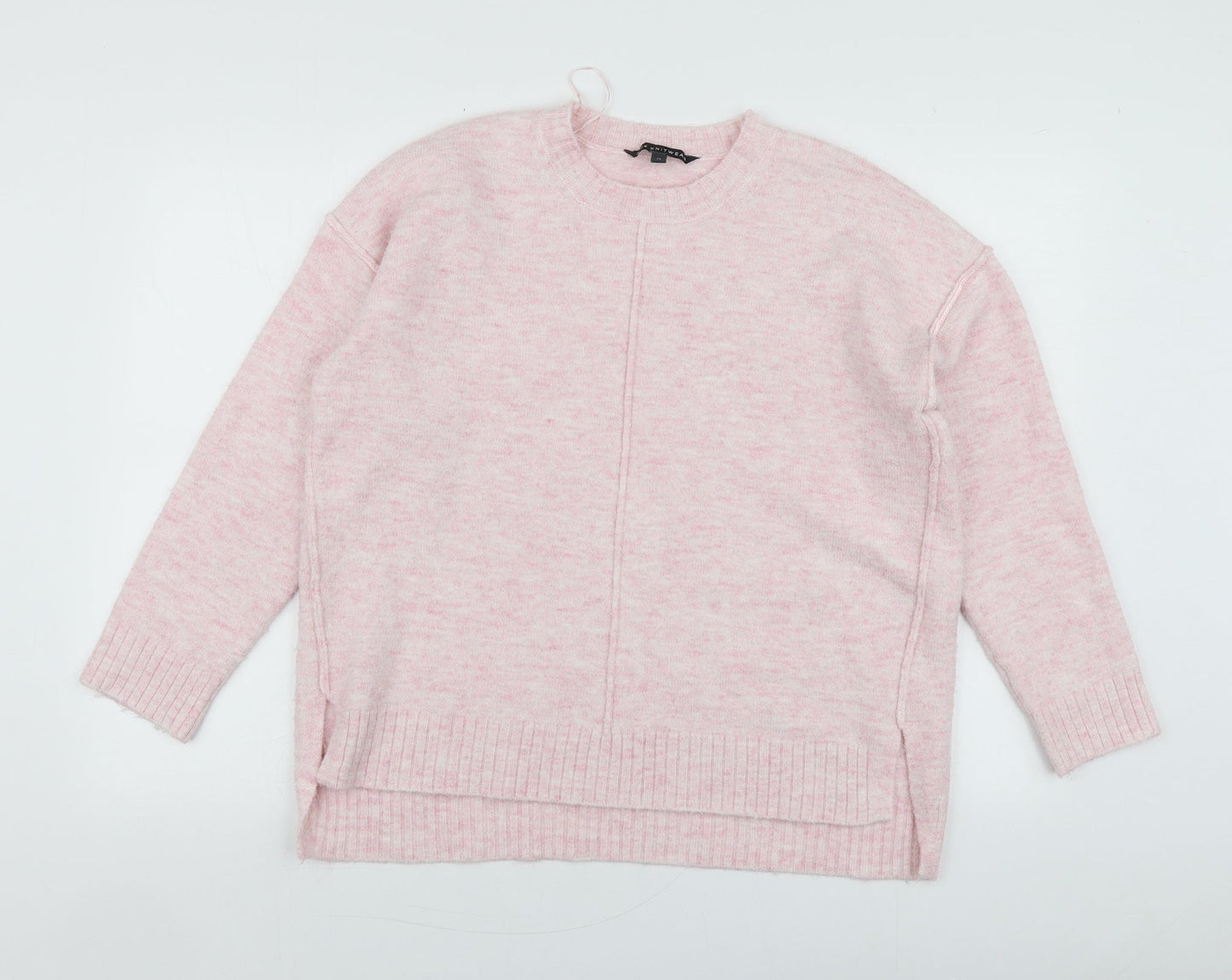 Womens UK Size 12 Bonmarché Pink Pullover Jumper