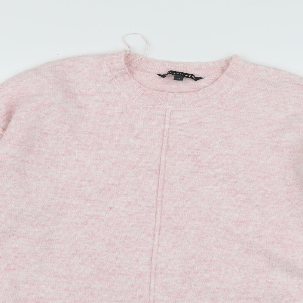 Womens UK Size 12 Bonmarché Pink Pullover Jumper
