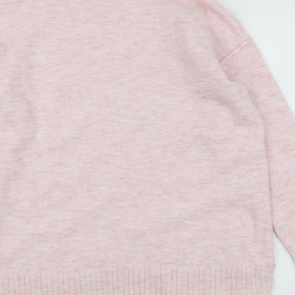 Womens UK Size 12 Bonmarché Pink Pullover Jumper