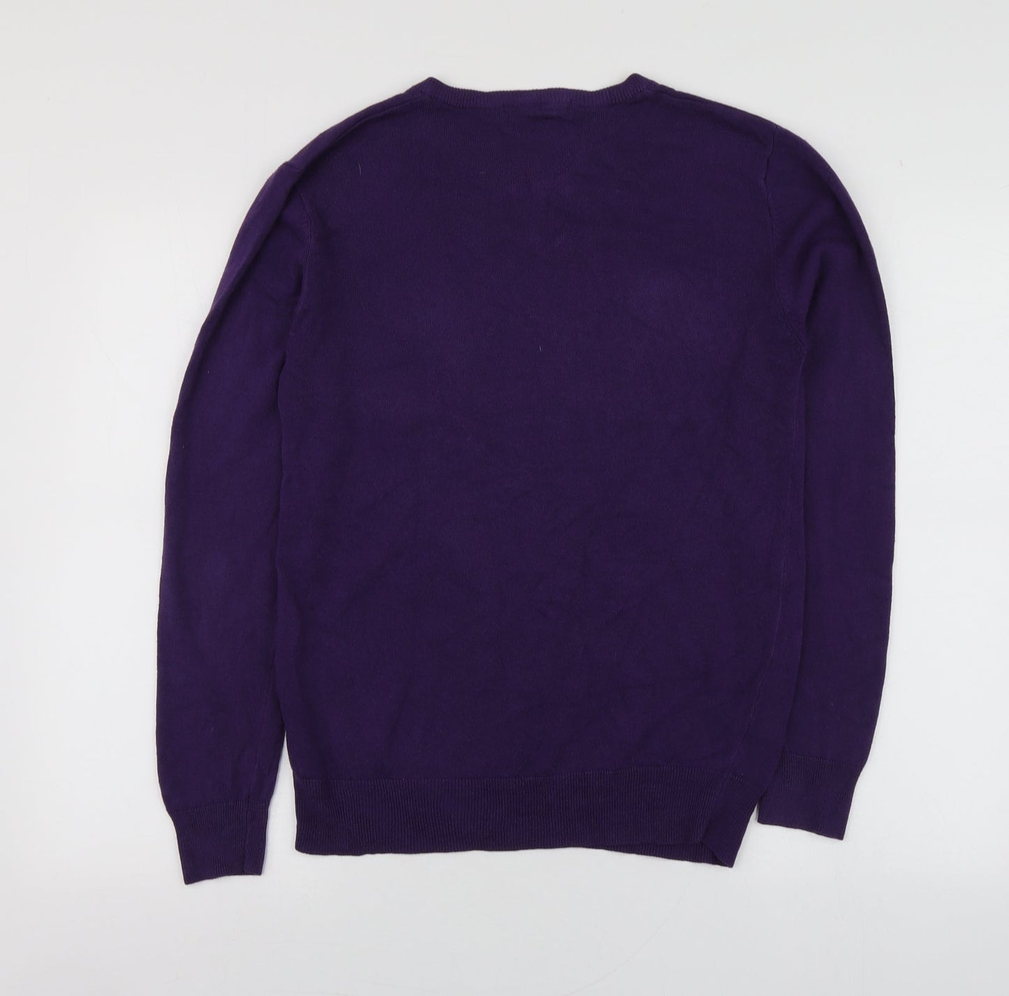 Womens UK Size S Cedar Wood State Purple Pullover Jumper