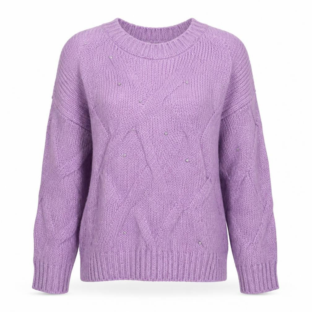 Womens UK Size L George Purple Pullover Jumper