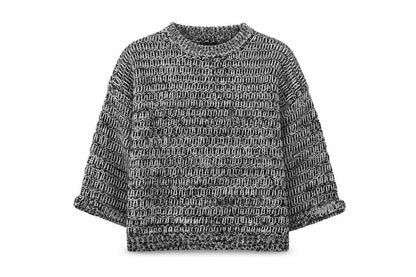 Womens UK Size 4 Topshop Grey Pullover Jumper