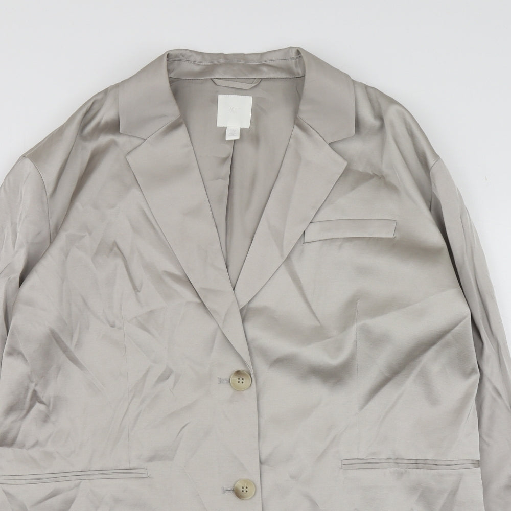H&M Womens Silver   Jacket  Size S