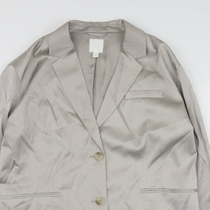 H&M Womens Silver   Jacket  Size S